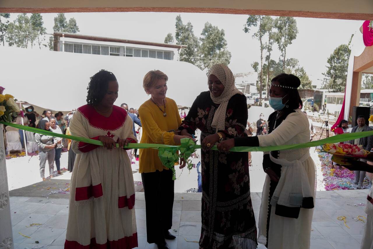 Siqqee, new building, girls center, opening
